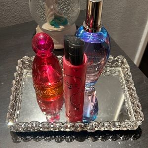 crystal home decor tray only